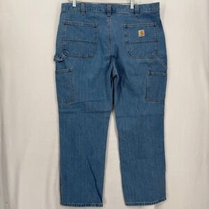 Carhartt Loose Fit Carpenter Jeans Blue Denim BD4941-M Mens 38x30 Pants